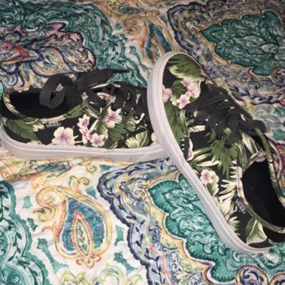 floral VANS